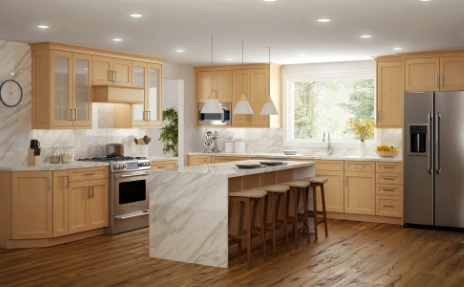 Hardwood Flooring in kitchen